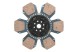 AD BRAKE VIC-198277 Диск зчеплення 3201 KW для RENAULT 106-54, 106-54 TL, 106-54 TM, 106-54