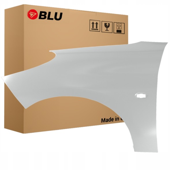 344662739 BLU Бризковик PEUGEOT 206+ EZR лівий сірий 07-14 передній GrauAluminium