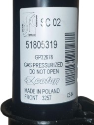 Fiat OE 51783654 51796544 2× Амортизатор ПЕРЕДНИЙ KPL GRANDE PUNTO OPEL CORSA C 51783654 ОРГІНАЛ
