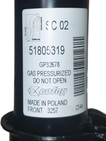 Fiat OE 51783654 51796544 2× Амортизатор ПЕРЕДНИЙ KPL GRANDE PUNTO OPEL CORSA C 51783654 ОРГІНАЛ