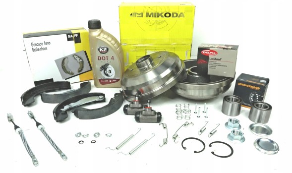 Китай ATM9124 MA26790 B160031 БАРАБАНИ, КОЛОДКИ, ПІДШИПНИКИ, ПРУЖИНИ OPEL CORSA C -ABS