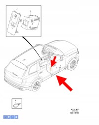 Volvo OE USB ДРІТ VOLVO S90 V90 2017 XC90 2016- OEM/OE 30795716