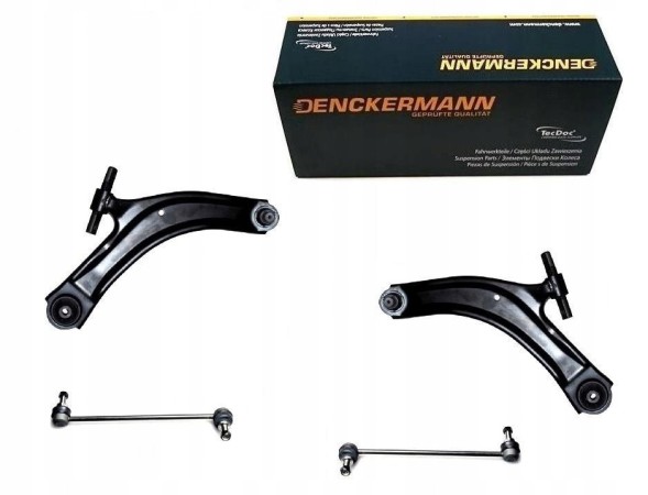 Denckermann CR4198A ВАЖЕЛІ, СТІЙКИ СТАБІЛІЗАТОРА, КУЛЬОВІ ОПОРИ, САЙЛЕНТБЛОКИ RENAULT KOLEOS HY 2008-2016 ПЕРЕДНЯ ПІДВІСКА КОМПЛЕКТ
