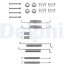 LY1033 DELPHI Комплект монтажний колодок