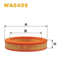 WA6408 WIX FILTERS Фільтр повітряний