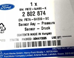 Ford OE ДАТЧИК DPF 2.0 TDCi FORD EDGE SMAX GALAXY 2015- OE 2802874 _ FS7A-5H209-BC