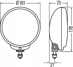 Hella 1F6 010 952-011 Галогеновий дальній прожектор 1f6 010 952-011
