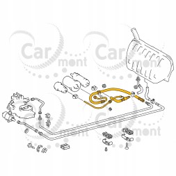 Carmont MER-0024 Комплект паливних шлангів Mercedes 190E (W201) - A2014703775 A2014703975