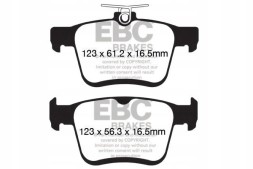EBC DP42153R Гальмівні колодки yellowstuff ebc brakes audi a3 8v a3 8y a3 quattro