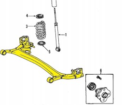 Prolights ACN-TY-012 РАМА ЗАДНЬОЇ ПІДВІСИ TOYOTA COROLLA 2006-2013 р.в