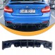 Китай Dyfuzor Dokładka Tylnego zderzaka BMW F22 F23 Дифузор BMW F22 F23 M Pakiet Накладка заднього бампера Чорний глянець M235i