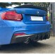 Китай Dyfuzor Dokładka Tylnego zderzaka BMW F22 F23 Дифузор BMW F22 F23 M Pakiet Накладка заднього бампера Чорний глянець M235i