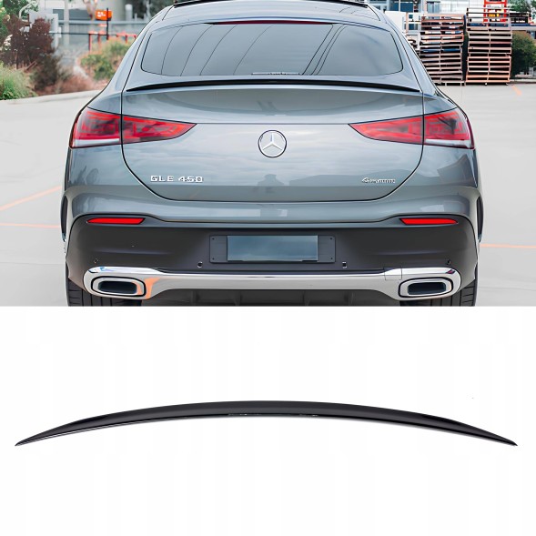 Китай 16218 Спойлер Елерон Клапани Mercedes GLE Coupe C167 W167 AMG Style 20+ Black Gloss
