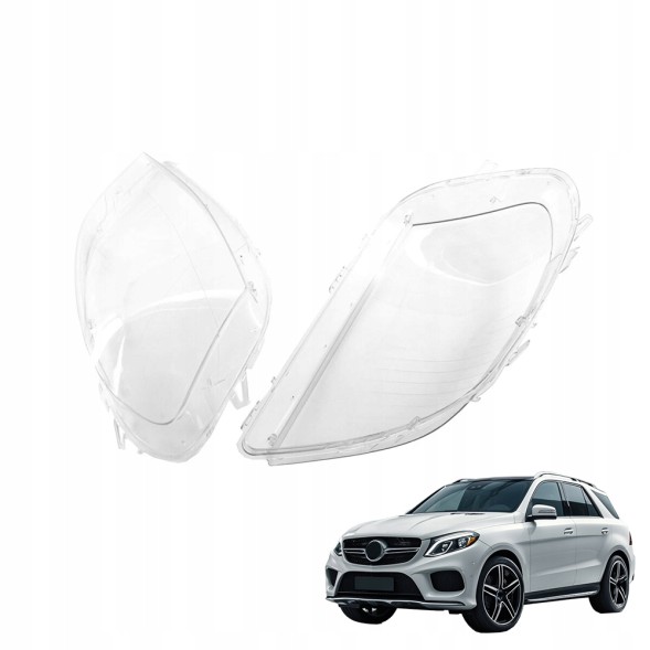Китай 6905458579969 КОМПЛЕКТ РОЗСІЮВАЧІВ передніх фар скло MERCEDES ML W164 2005-2007