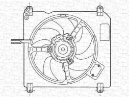 Magneti Marelli 069422005010 Вентилятор, охолодження двигуна