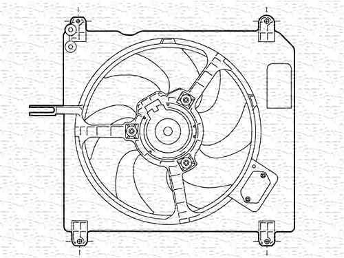 Magneti Marelli 069422005010 Вентилятор, охолодження двигуна