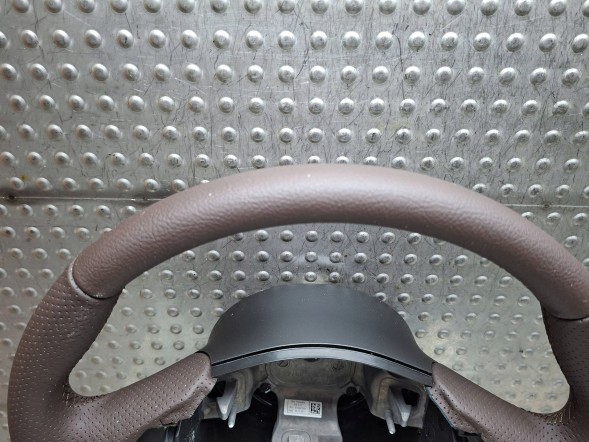 Fiat OE S26340454 ШКІРЯНЕ КЕРМО КОРИЧНЕВЕ 71753449 FIAT 500 2007-