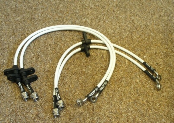 Pizza Brakes Przewody hamulcowe w oplocie Honda Civic Vti 92-95 Гальмівні дроти в обплетенні Honda Civic Vti 92-95