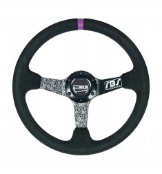 RBS Technology RBSzk11e36 Спортивне кермо RBS Tire Killer замшеве 34см / 8см + наба BMW E36