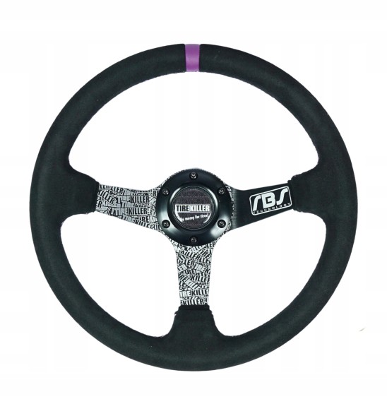 RBS Technology RBSzk11e36 Спортивне кермо RBS Tire Killer замшеве 34см / 8см + наба BMW E36
