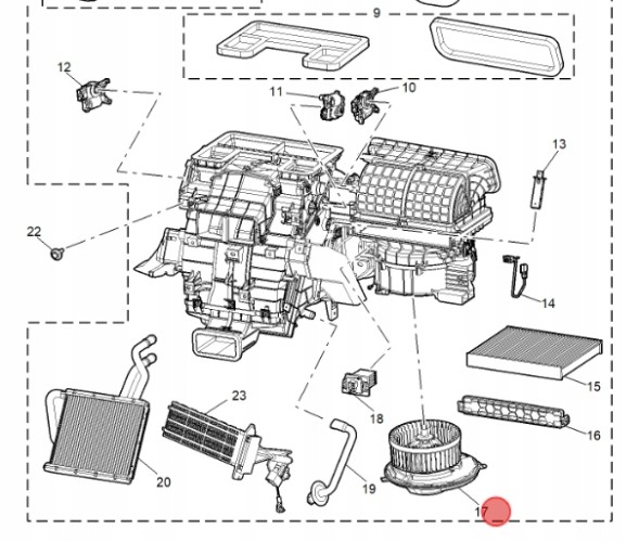 MG OE 11223091 Повітродувка mg hs 2024-