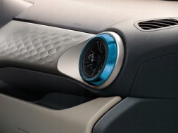Hyundai OE K7011ADE00TRS Hyundai i10 2019- Накладки на решітки вентиль БІРЮЗА