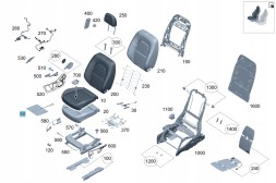 Mercedes-Benz OE A420820340064 Килимок зайнятості сидіння MERCEDES CITAN