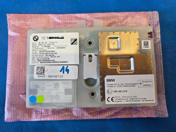 BMW OE MODUŁ TELEMATIC ATM (14) BMW G20 G26 G30 G05 G06 G12 U06 U11 5B616E7 5B576A6 NOWY ! quali21022026 МОДУЛЬ ТЕЛЕМАТИКИ ATM (14) BMW G20 G26 G30 G05 G12 U06 U11 5B616E7 5B576A6