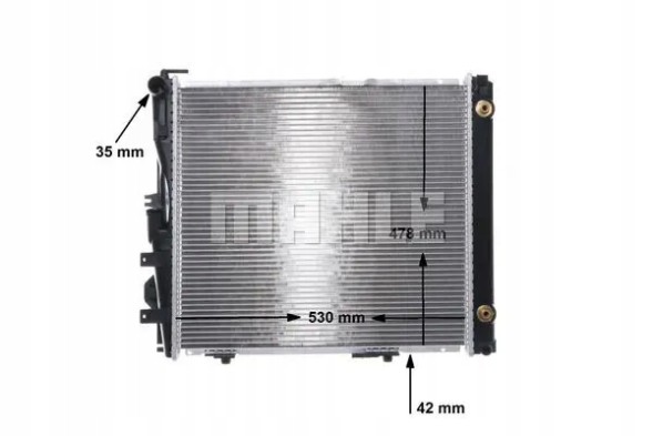 Mahle CR 290 000S Охолоджувач води cr 290 000s mahle