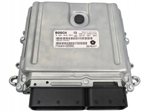 OE P56044 329AC 0 281 012 591 Блок керування двигуном (ECU) JEEP CHRYSLER 3.0 CRD P56044329AC 0281012591