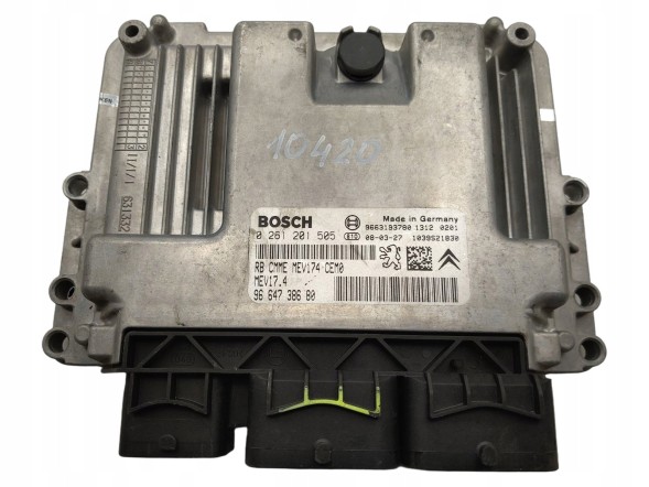 OEM 9664738680 0261201505 BEZ IMMO STEROWNIK ZAPROGRAMOWANY W FIRMIE ELEKTRONIKA CHRZASZCZ W CENIE БЛОК КЕРУВАННЯ 9664738680 0261201505 БЕЗ ІММОБІЛІЗАТОРА, ПРОГРАМУВАННЯ ВКЛЮЧЕНО
