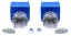 TOPGER 2 X BE-FO77P КОМПЛЕКТ ПІДШИПНИКА ПЕРЕДНЬОГО КОЛЕСА FORD MONDEO V З ДАТЧИКОМ ABS