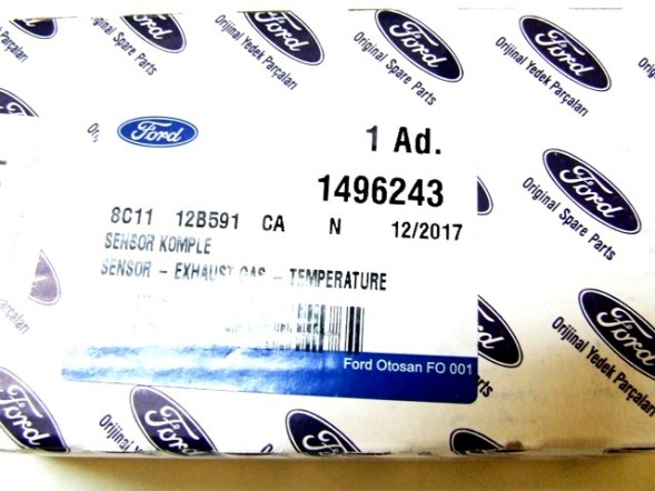 Ford OE 8C1112B591CA 1496243 ДАТЧИК ВИХЛОПНИХ ГАЗІВ ЗОНД FORD FOCUS FIESTA TRANSIT CUSTOM TOURNEO COURIER OEM