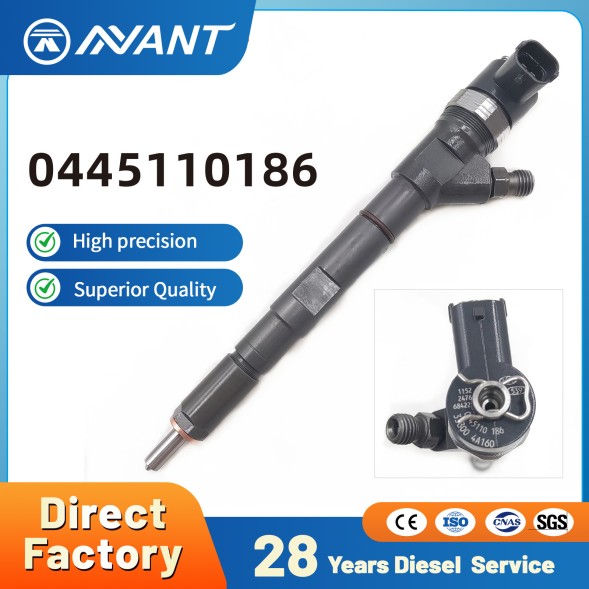 NANT Diesel Fuel Injector Engine Assembly Injection Valves with Strict Pre-Shipment Testing 0445110186