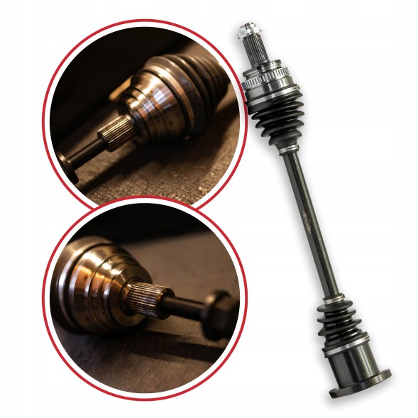 BRV  Піввісь права задня bmw 3 (e46) 325 xi 330 xi нова