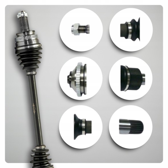 BRV  Піввісь права задня bmw 3 (e46) 325 xi 330 xi нова