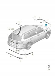 Volkswagen OE 3G9853689ACBX НАПИС ОРИГ VW