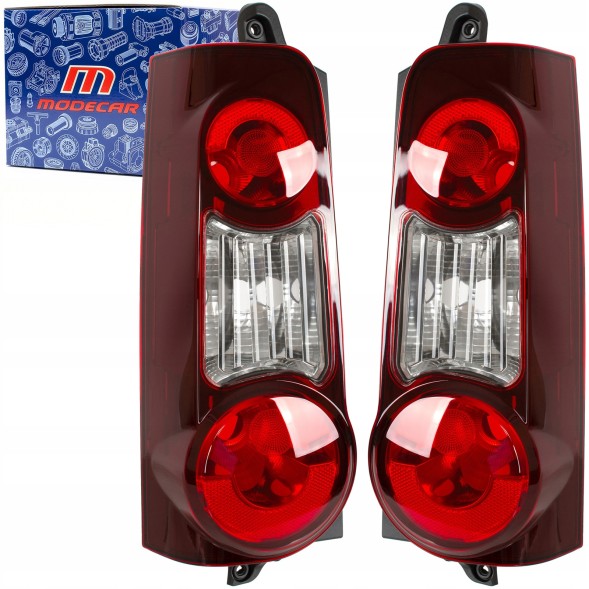 M MODECAR DA-30267 2X ЗАДНІЙ ЛІХТАР ЛІВИЙ ПРАВИЙ BERLINGO PARTNER 3 III РЕСТАЙЛІНГ 2012- З ДВЕРМИ