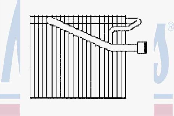 Nissens 92211 Nissens випарник chrysler 300м 98-, конкорд 98-,