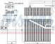Nissens 92211 Nissens випарник chrysler 300м 98-, конкорд 98-,