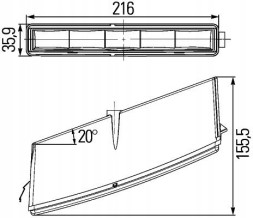 Hella 2PT 010 043-041 Денні ходові вогні hella 2pt 010 043-041