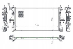 Hart 643 013 Охолоджувач fiat ducato citroen jumper iii peugeot boxer 2.3d n4g