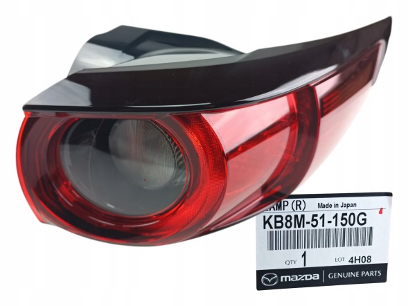 Mazda OE WB/KB8M-51-150G MAZDA CX-5 ЛАМПА ЗАДНЯ СВІТЛОДІОДНА ПРАВА В БРИЗКОВИК KB8M-51-150Г ОРИГІНАЛ