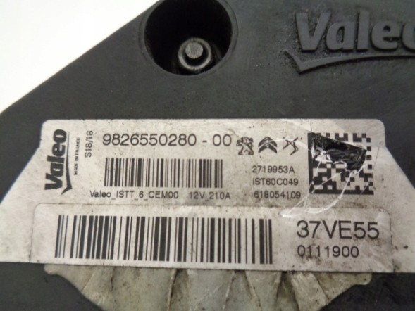 Citroen OE 9826550280 CITROEN PEUGEOT 2.0 BLUEHDI ГЕНЕРАТОР СТАРТ СТОП