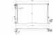 NRF NRF58020(EXT) Nrf радіатор охолодження двигуна peugeot 406 1.8/2.0 11.95-12