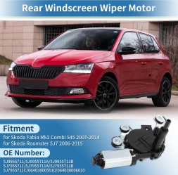 AR 5J9955711/5J9955711A/5J9955711B ДВИГУН ЗАДНЬОГО ДВОРНИКА SKODA FABIA MK2 ROOMSTER 5J9955711