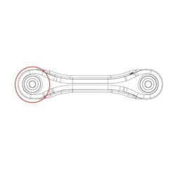 GV0016 CTR Сайлентблок CVKH 32