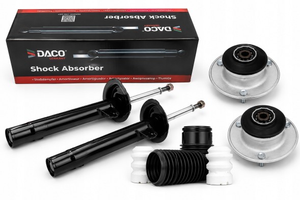 DACO 450303L 450303R PK1510 150301 BMW 3 Серія E46 Амортизатори, Подушки, Пильовики, Відбійники, Передній Комплект