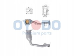 Oyodo 10N0045-OYO Oyodo каталізатор citroen