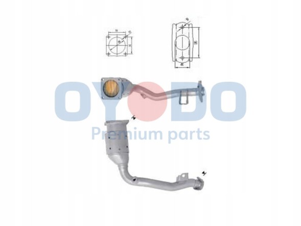 Oyodo 10N0045-OYO Oyodo каталізатор citroen